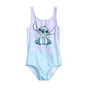 Lilo & Stitch Girls Stitch One Piece Bathing Suit / Multicolored